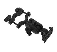 NUOBESTY Car Rearview Mirror Mount Bracket for Dash Cam, Burgundy Rearview Mirror Camera Holder with Plastic Back Plate and Tube Support for Vehicle Interior Recording