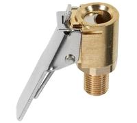 NUOBESTY Car Valve Adapter Thread Nozzle for Air Pump, Motorcycle Bike Tyre Inflator Nozzle with Clip, Quick-Connect Car Air Chuck Lever Plug for Vehicle Tire Inflation