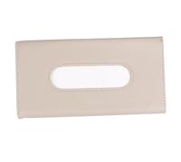 NUOBESTY Car Visor Hanging Tissue Box Holder for Car Vehicle PU Leather Tissue Case with Elastic Band for Sun Visor Backseat and Dashboard Trucks Boats and Rvs