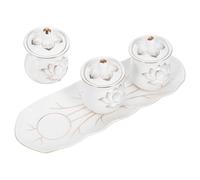 NUOBESTY Ceramic Worship Cup Lotus Shape Elegant Porcelain Offering Chalice Resistant to Breaking Versatile for Rituals Suitable for Buddhist Ceremonies and Home Offering