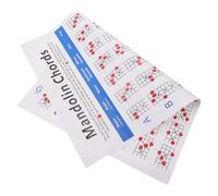 NUOBESTY Chord Chart Store Showing to Chords Carry Convenient Accessory and Practical Mandolin Coated Paper Teachers