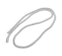 NUOBESTY Cm Rhinestone Glitter Shoelaces with Soft Cotton Core for DIY Hoodie String Drawstring Replacement and Waist Belt Decoration in White, for Professional Designers