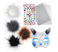 NUOBESTY Comfortable Animal Mask Making Materials for Party Cosplay Holiday Fun All Inclusive Crafting Supplies for Creative Projects