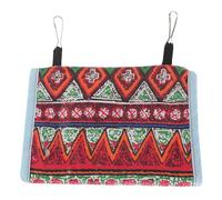 NUOBESTY Comfortable Parrot Hanging Hammock Bird Bed with Cotton Material and Unique Hanging Hut Design, Secure Spot for Small Pets and Hamsters, for House Decoration