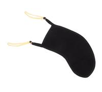 NUOBESTY Comfortable Storage Instrument in Suitable to in Musical for Dry Playing Chin Rest Washable Cotton Pad, Black Support Keep Clean Violin Bag