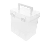 NUOBESTY Compartment Plastic Storage Case for Quick Identification Lightweight and Portable Marker Holder for Artists Students and Teachers