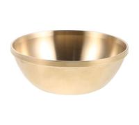 NUOBESTY Copper Decorative Offering Bowl for Buddhist Meditation and Home Use, Handcrafted Tibetan Design with High Oxidation Resistance and Tranquil Golden Finish