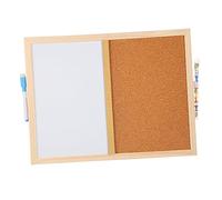NUOBESTY Cork Notice Board Cork Memo Board for Wall Magnetic Backing Photo Board for Home Office 30x40cm Whiteboard Display