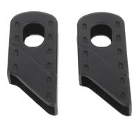 NUOBESTY Crank Protector for Bicycle Crank Silicone Black Easy Install