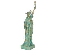 NUOBESTY Creative Resin Mini Statue Liberty Desktop Ornament for Home Office Decoration Smooth Texture Collectible Craft Adornment Gift for Family Friends