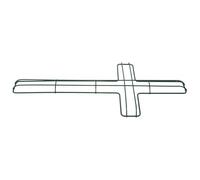 NUOBESTY Cross Wreath Frame Lightweight Iron Wire Wreath Form Cross Shaped Decorative Handcraft Creation Suitable for Easter and Christmas Home Decorations