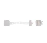 NUOBESTY Cupboard Locks with Key Adjustable Adhesive Safety Latches for Multi-Purpose Cabinet Locks for Drawers Fridge Trash Cans Toilets Non-Electronic Design