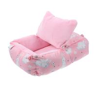 NUOBESTY Cute Cotton Hamster Bed House with Soft Plush Lining | Sheltered Cave Shape, round Edges and Smooth Surface, for Dwarf Hamster Owners in Cold Indoor Winter