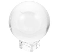 NUOBESTY Dandelion Crystal Ball with Stand Elegant Modern Crystal Material Decorative Sphere Brings Good Luck Reliable Living Room Decoration Christmas