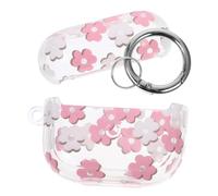 NUOBESTY Decorative Flower Pattern Earbud Protective Cover Compatible with Airpods Generation Lightweight Thin Womens Earphone Case for Outdoor Use Scratch and Impact Resistant Gift