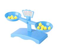 NUOBESTY DIY Plastic Balance Scale Stable Lever Physics Model for Science Experiments Montessori Math Learning Aid Weight Balancing Game for Classroom and Home Use