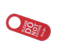 NUOBESTY Do Not Disturb Door Sign Double-Sided PU Leather Please Knock Sign for Office Home Hotel Meeting Room Door Hanger Privacy Indicator Red Green