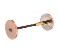 NUOBESTY Door Hole Cover Red Bronze Durable Resistant Dead Bolt Filler Plate for Home Security Easy Installation Fingerprint Lock Hole Plug to Conceal and Protect Door Openings