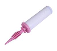 NUOBESTY Double Action Balloon Pump Hand-Push Inflator for Balloons and Party Decorations Plastic Manual Air Pump with White Nozzle Suitable for Birthday and Wedding