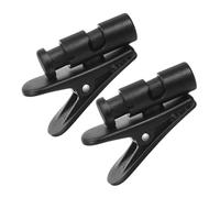 NUOBESTY Earphone Wire Organizer 360° Rotatable Adjustable Plastic Clamp 2Pcs Large Cord Clips for Running and Outdoor Sports