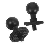 NUOBESTY Easy Adjustment Camera Mount Ball Head 17mm Diameter /4'' Thread Black for Photography Videography