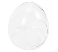 NUOBESTY Egg-shaped Large Glass Terrarium Container for DIY Moss Plants and Micro Landscape Transparent Ecological Bottle for Indoor Plant Propagation and Home Decoration