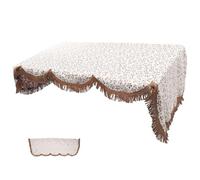 NUOBESTY Electronic Piano Protector Cover Cloth for Upright Piano with Unique Floral Tassel Design, Sturdy Cloth Material to Preserve and Protect Keys from Dust and Deformation, for Home
