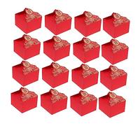 NUOBESTY Elegant 20 Pcs Wedding Candy Boxes Portable Candy Pack Tassel for Party Boxes
