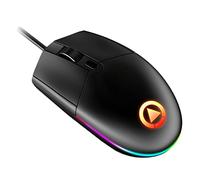 NUOBESTY Ergonomic Wired Gaming Mouse for PC and Laptop with 3 Gears Dpi 800/1200/1600, Strong Resilience and Breathing Light, Streamlined Abs Material for Comfortable Office and Gaming