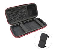 NUOBESTY EVA Shockproof Power Bank Storage Case with Zipper Pouch Multi-purpose Hard Organizer for Chargers and Accessories Portable Travel Protective Bag Black