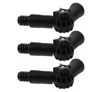 NUOBESTY Extension Pole Angle Adapter Joint 3pcs with Secure Connection Plastic Rotatable Swivel Connector for Mop Handles and Dusters for Tight Corners and Every Part of Your Home