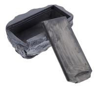 NUOBESTY Fake Rock Key Hider Safe, Large Size Fake Stone Hidden Safe, Hide a Key Outside, Looks Stone for Outdoor Garden or Yard
