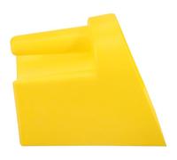 NUOBESTY Farm Feed Scoop Plastic Utility Scoop 1 Pack Large Capacity Easy to Clean Flat Bottom Yellow for Livestock Breeding