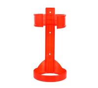 NUOBESTY Fire Extinguisher Mount Bracket Durable Wall Holder for Home Vehicle User Friendly Installation Portable Design Red Plastic Stand for Easy Access