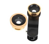 NUOBESTY Fisheye Mobile Phone Lens Kit Macro Wide Angle Lenses for Smartphone Photography for Capturing Detailed Close-ups and Immersive Shots The Go