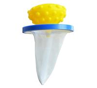 NUOBESTY Floating Mesh Laundry Bag Reusable Hair Catcher for Washing Machine Automatic Lint Filter Pouch Lint Hair Remover Random Color Single Unit