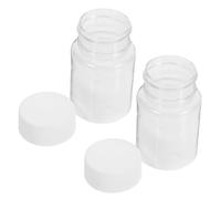 NUOBESTY Flocking Powder Diy Craft Kit 2 Bottles 10g Each 1.5mm Soft White Flock for Handmade Dolls and Art Projects Portable Powder Dispenser Suitable for Home and School Use