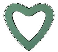 NUOBESTY Floral Foam Block, Heart Shaped Foam Green Wet and Dry Foam Florist Plant Foam for Fresh Artificial Flowers Wedding Party Decorations 41cm