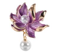 NUOBESTY Flower Blossom Brooch Pin for Women Elegant Vintage Style Sweater Clip Cardigan Collar Decoration Gift for Teachers Mothers Friends Accessories