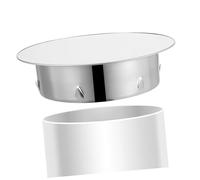 NUOBESTY Flue Pipe Cover Cap Stainless Steel Chimney Exhaust Cap Round Vent Cover Chimney Mouth for Stove