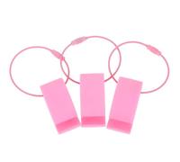 NUOBESTY Flying Disc Clips and Weather Resistant Use 3pcs with Wire Cable Buckles Portable Lightweight Pe Sport Disc Holder for Easy Transport in Outdoor Activities and Team Competitions