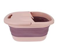 NUOBESTY Foldable Plastic Foot Soak Bucket for Home Use Portable Pedicure Foot Spa Basin and Travel