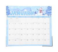 NUOBESTY Fridge Calendar Magnet - 18-Month Magnetic Monthly Planner For Refrigerator - Flexible Kitchen Magnetic Monthly Planner For Home Academic Office Meal Planning