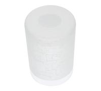 NUOBESTY Frosted Glass Lampshade Cylinder Wall Light Shade Reusable Stylish White Premium Glass Cover for Furnishing Decoration Style