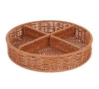 NUOBESTY Fruit Basket Storage Basket with Lid Compact Capacity for Kitchen and Living Room