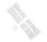 NUOBESTY Gaming Keyboard Keycaps Thai Language Layout Low Profile Keycaps for Mechanical Keyboards Abs Material Rgb Backlit