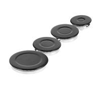 NUOBESTY Gas Stove Burner Covers Flame Caps for Double Burner Electric Cooktop Portable Stove Top Kitchen Use