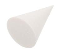 NUOBESTY Geometrical Cone Sketch Model Gypsum Sculpture Drawing Practice Form Teaching Aid for Art Students Desktop Drawing Shape Tool for Sketching and Art Education