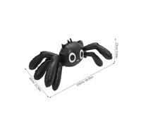 NUOBESTY Giant Inflatable Spider Balloon Halloween Decoration for Indoor Outdoor Use Cartoon Spider Shape Photo Prop Enhancing Spooky Party Ambiance Reusable Black Foil Balloon for