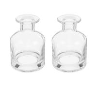 NUOBESTY Glass Diffuser Bottles 2 Pcs 150Ml Refillable Empty Glass Containers for Reed Diffusers, Suitable for Home, Office, and Hotel Aromatherapy